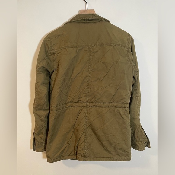 Horny Toad Green Ghostwriter Utility Jacket Wool Blend Lining Women’s Size Small - Picture 5 of 16